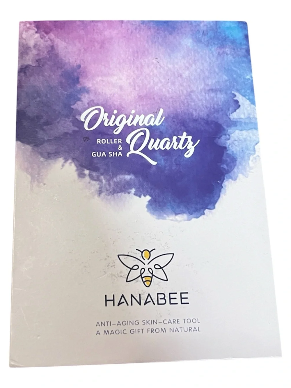 HANABEE Original Quartz Facial Roller & Gua Sha Set – NEW IN BOX